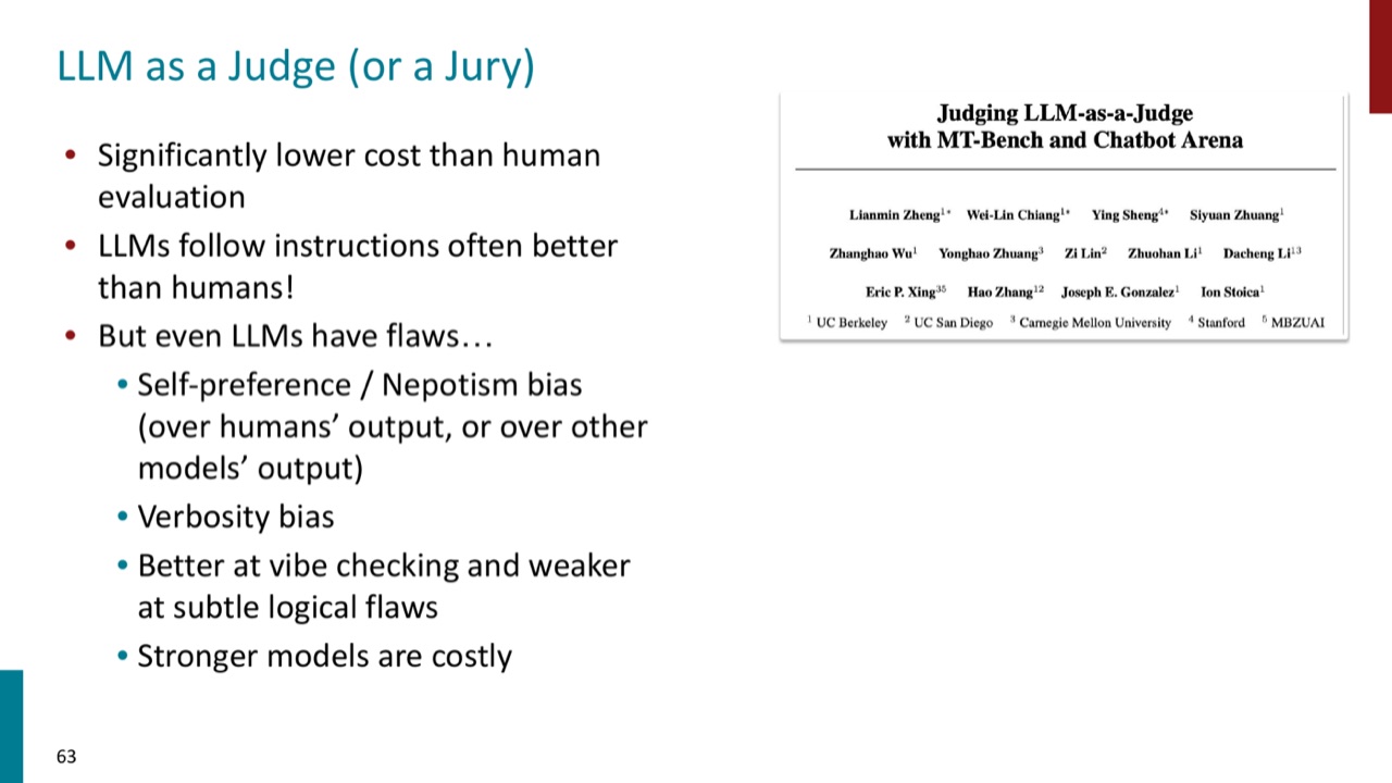 LLM as a judge
