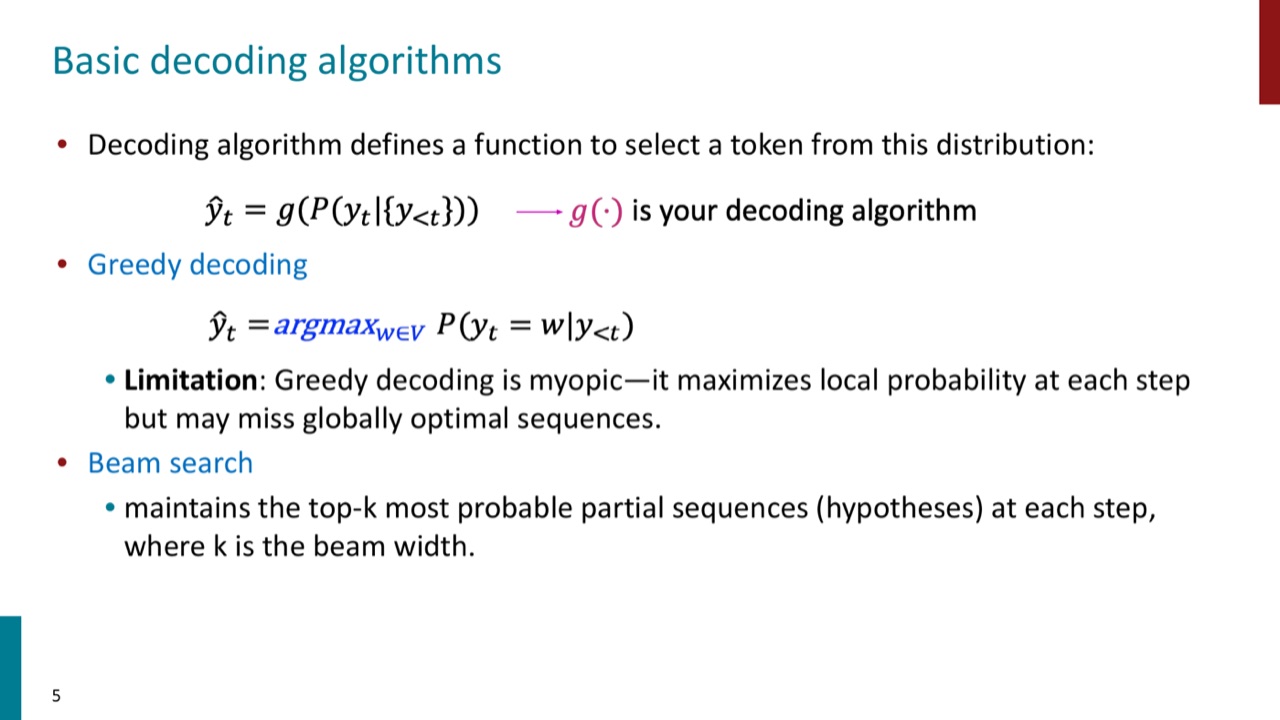 Basic decoding algorithms