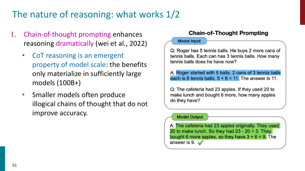 Chain-of-thought prompting