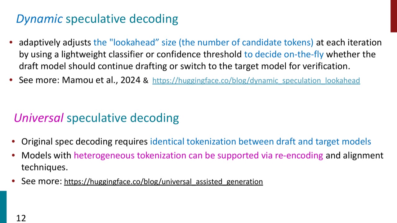 Dynamic and universal speculative decoding