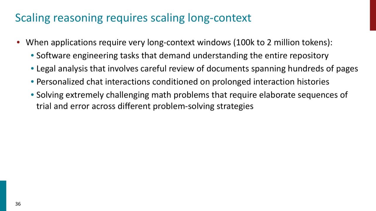Long-context use cases